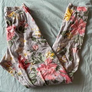 Old navy floral leggings, size small